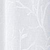 RT Designers Collection Lucia Embroidery Doily Grommet Sheer Curtain Panel Pair White