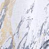 RT Designers Collection Marble Grommet Metallic Sheer Printed Doily Curtain Panel Pair 36" x 84" Grey