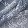 RT Designer Collection Sheryl 2 Pack Embroidered Dorly Luxurious Decorative Grommet Curtain Panel 36" x 96" Slate Blue