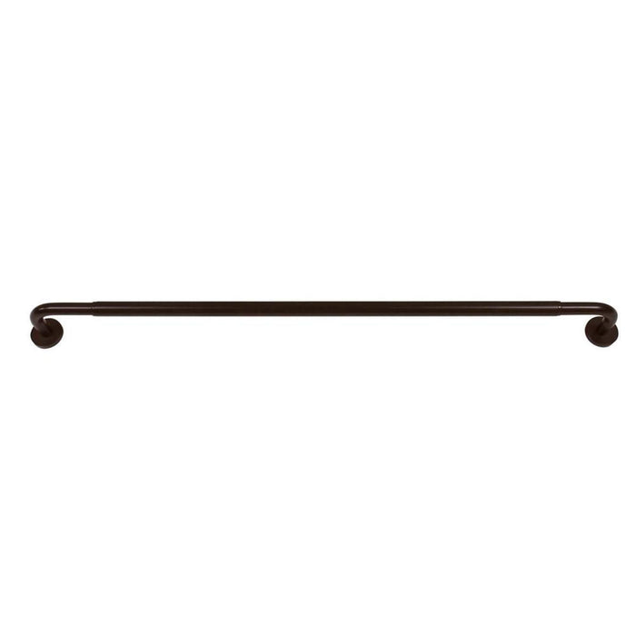 Versailles Privacy Wraparound Rod Set - Espresso