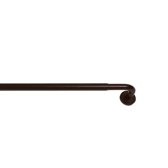 Versailles Privacy Wraparound Rod Set - Espresso