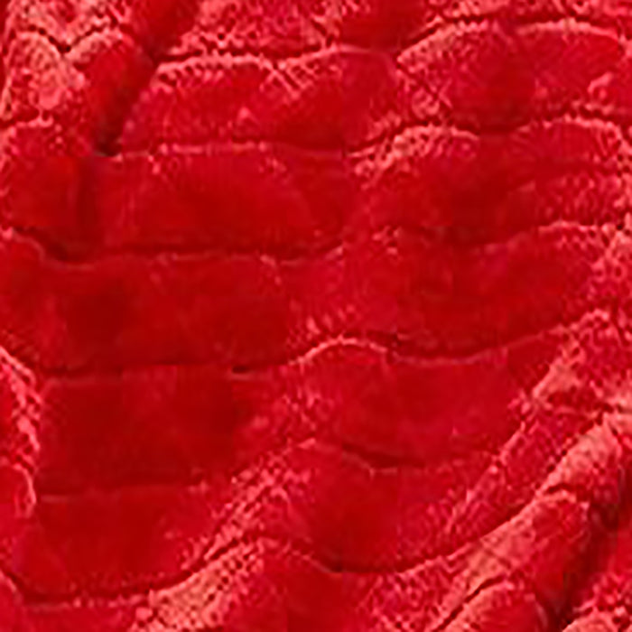 Plazatex Rivoly Design Micro Plush All Season Blanket King Red