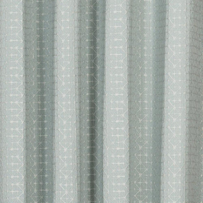 Saturday Knight Ltd Sacai Geometric Woven Jacquard Window Grommet Panel - Aqua