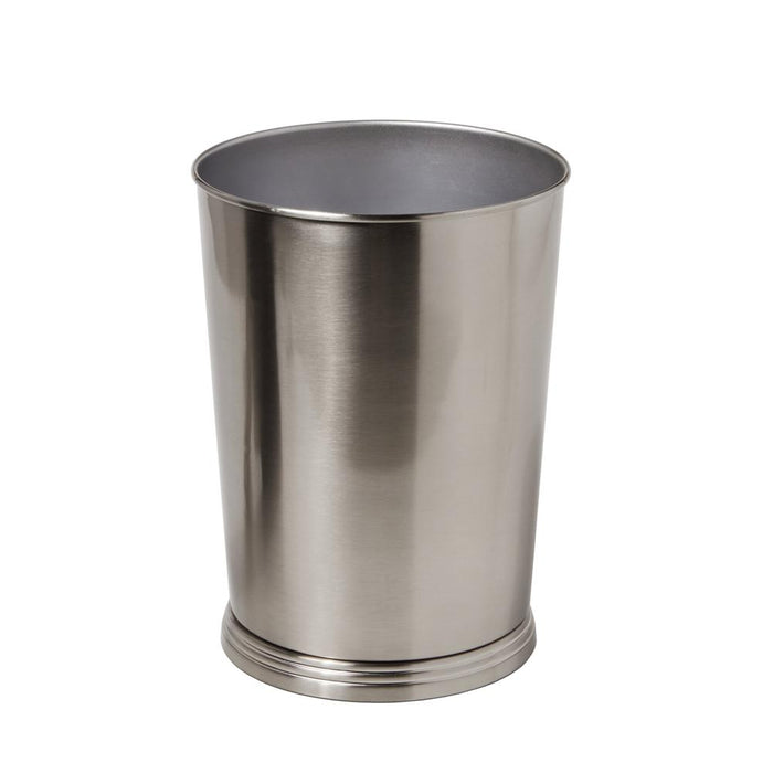 Saturday Knight Ltd Roche Modern Iron Construction Bath Waste Basket - 10.33x7.78x7.78", Nickel