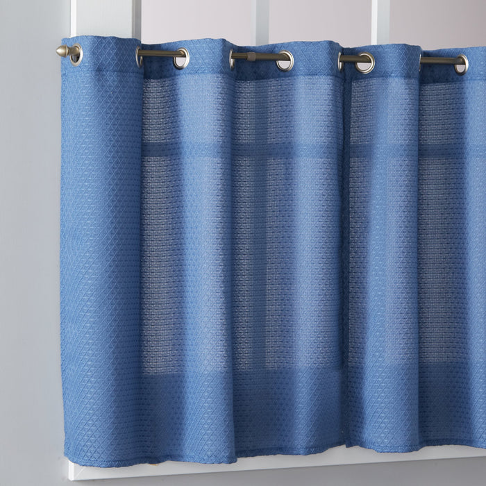 Saturday Knight Ltd Trio 3D Woven Triangle Window Tier - 2 Piece - Denim Blue
