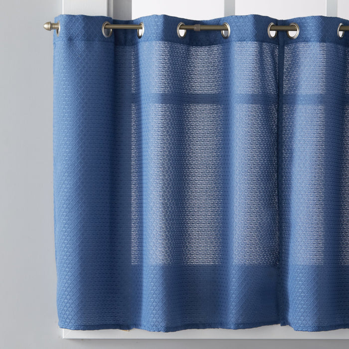 Saturday Knight Ltd Trio 3D Woven Triangle Window Tier - 2 Piece - Denim Blue