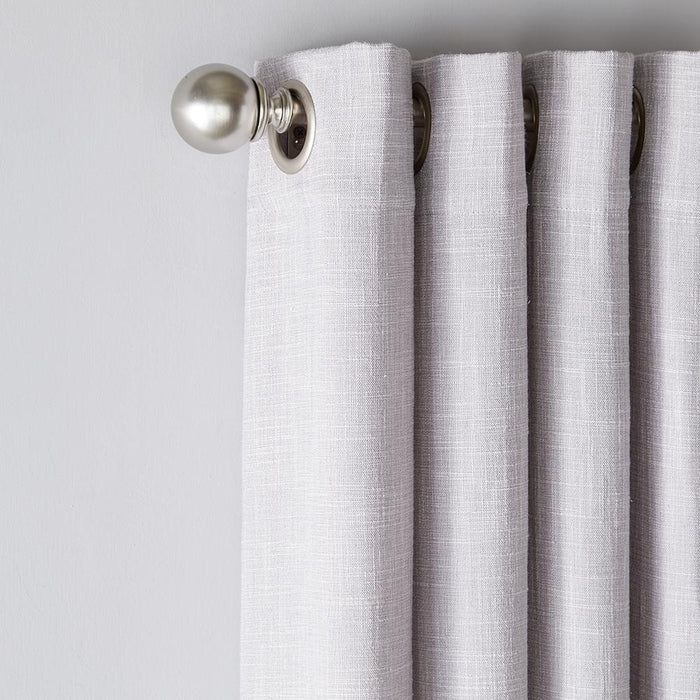 SKL Home Saturday Knight Ltd Melange Textured Woven Fabric And Stylish Design SunSafe Window Panel - Gray
