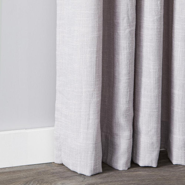 SKL Home Saturday Knight Ltd Melange Textured Woven Fabric And Stylish Design SunSafe Window Panel - Gray