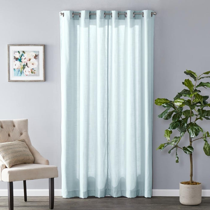 SKL Home Saturday Knight Ltd Raine Light Filtering Sophisticated SunSafe Window Curtain Panel - Sage