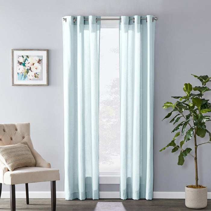 SKL Home Saturday Knight Ltd Raine Light Filtering Sophisticated SunSafe Window Curtain Panel - Sage