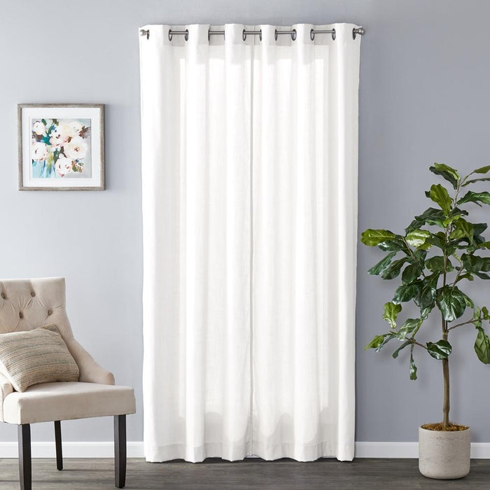 SKL Home Saturday Knight Ltd Raine Light Filtering Sophisticated SunSafe Window Curtain Panel - Ecru