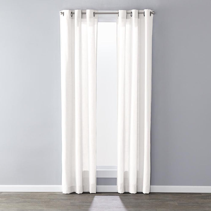 SKL Home Saturday Knight Ltd Raine Light Filtering Sophisticated SunSafe Window Curtain Panel - Ecru