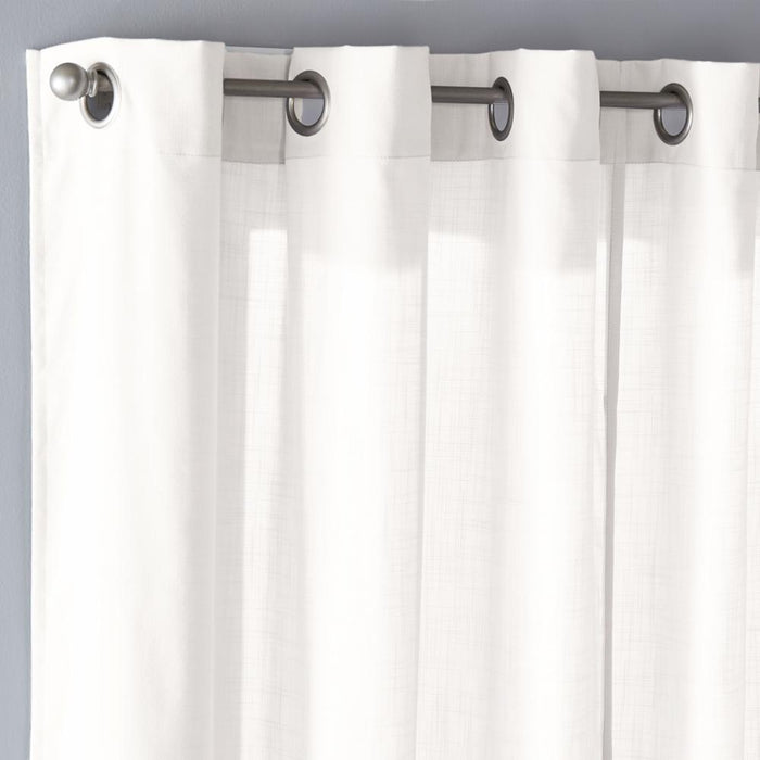 SKL Home Saturday Knight Ltd Raine Light Filtering Sophisticated SunSafe Window Curtain Panel - Ecru