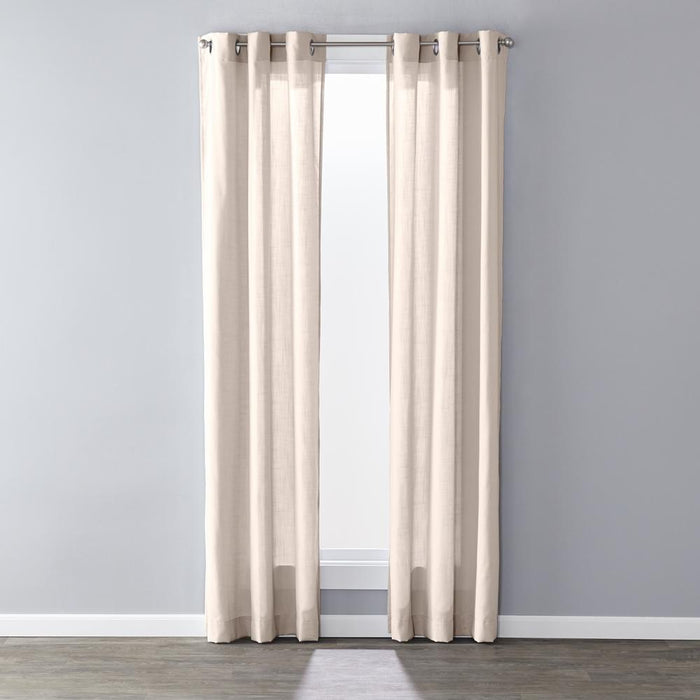 SKL Home Saturday Knight Ltd Raine Light Filtering Sophisticated SunSafe Window Curtain Panel - Linen