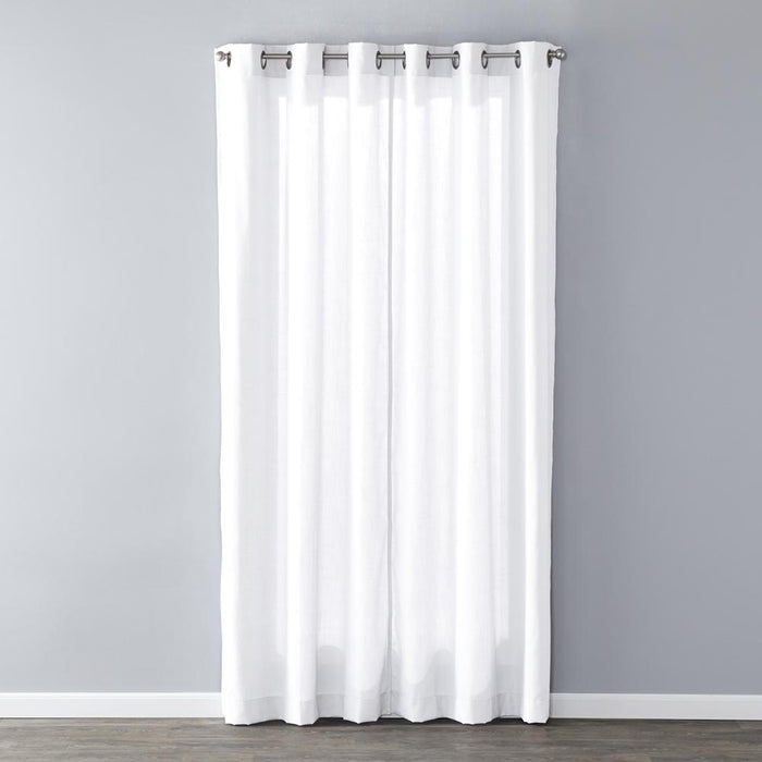 SKL Home Saturday Knight Ltd Raine Light Filtering Sophisticated SunSafe Window Curtain Panel - White