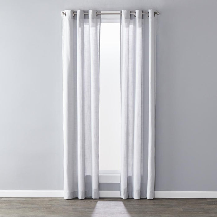 SKL Home Saturday Knight Ltd Raine Light Filtering Sophisticated SunSafe Window Curtain Panel - Dove Gray