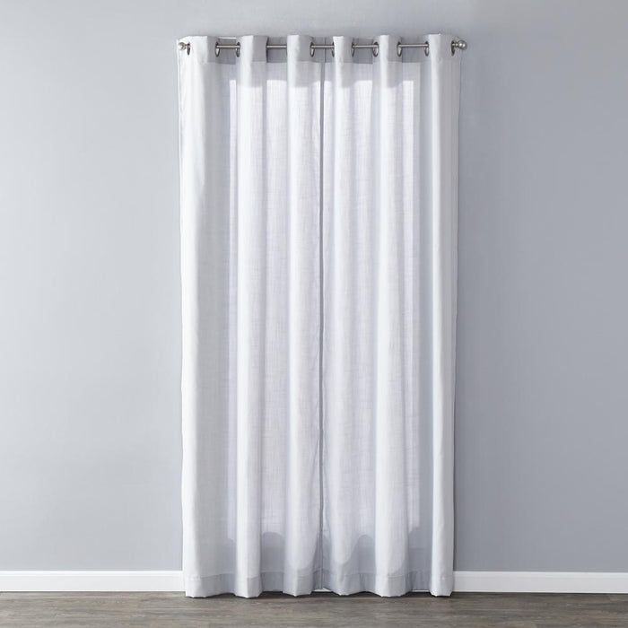 SKL Home Saturday Knight Ltd Raine Light Filtering Sophisticated SunSafe Window Curtain Panel - Dove Gray