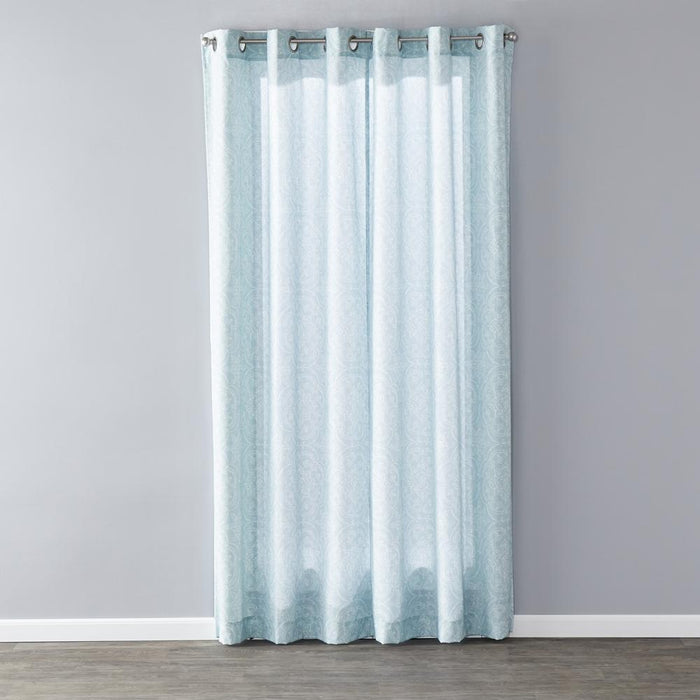 SKL Home Saturday Knight Ltd Salvatore Sophisticated Design And Slub-Weave Fabric SunSafe Window Panel - Sage