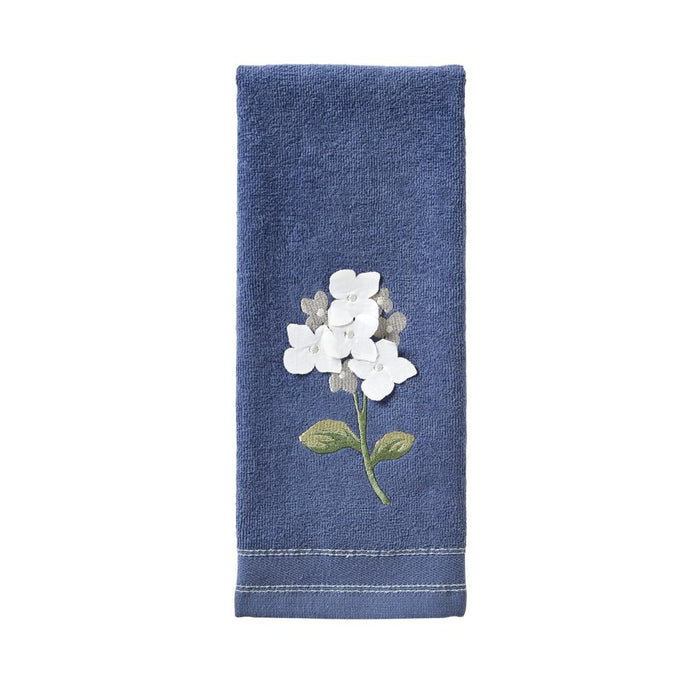 SKL Home Saturday Knight Ltd Farm Hydrangea Hand Towel - (2-Pack) - 16x25" , Blue