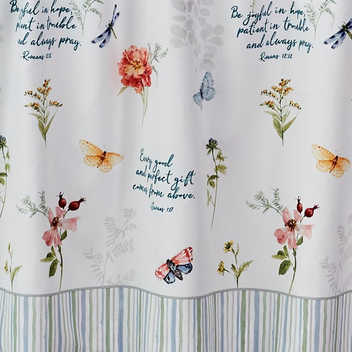 SKL Home By Saturday Knight Ltd Inspirational Meadow Tier Curtain Pair - Multi