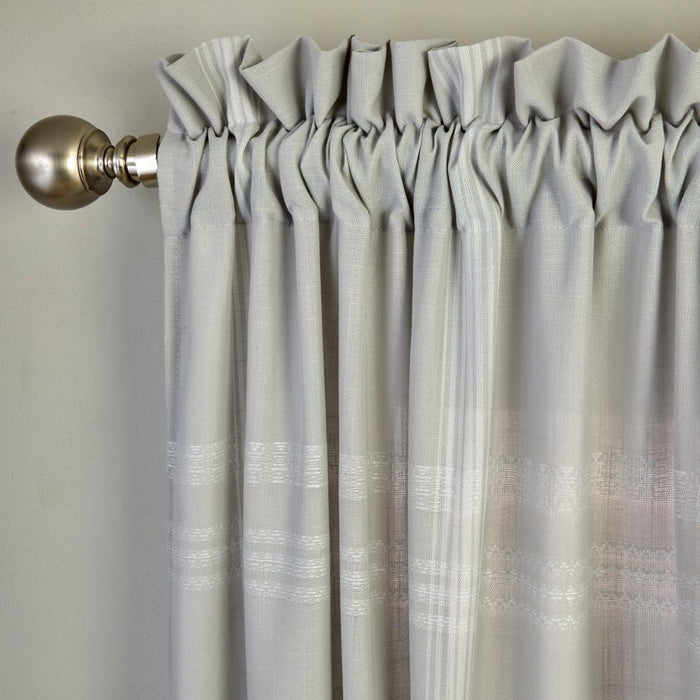 SKL Home By Saturday Knight Ltd Home Adelyn Window Curtain Panel Pair - 2-Pack - Gray