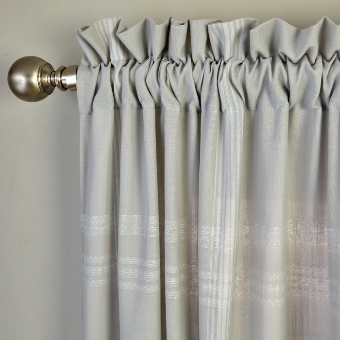 SKL Home By Saturday Knight Ltd Home Adelyn Window Curtain Panel Pair - 2-Pack - Gray