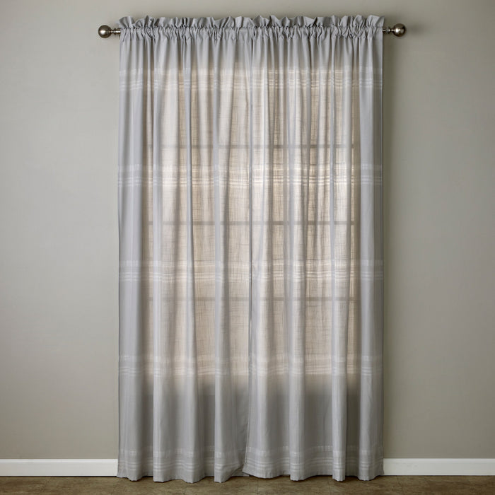 SKL Home By Saturday Knight Ltd Home Adelyn Window Curtain Panel Pair - 2-Pack - Gray