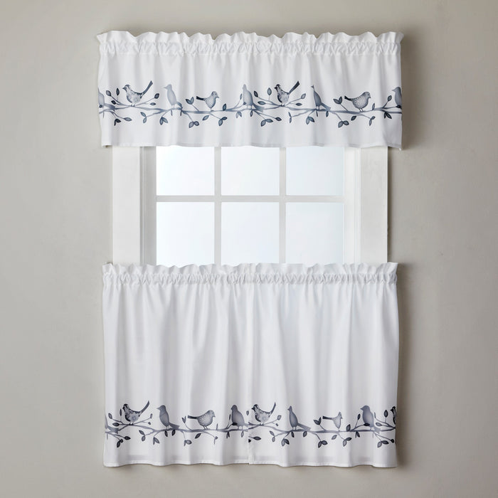 SKL Home By Saturday Knight Ltd Birds On Branch Tier Pair Curtain - 2-Pack - Multi