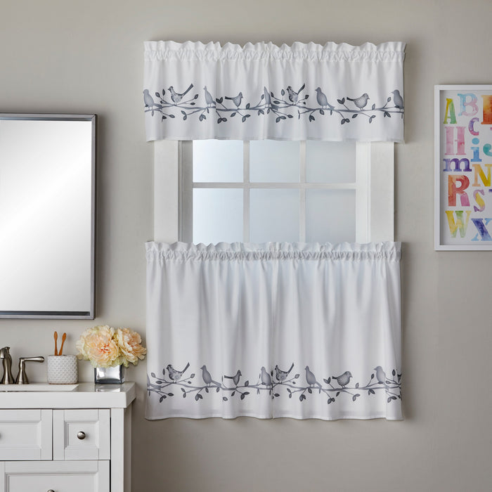 SKL Home By Saturday Knight Ltd Birds On Branch Tier Pair Curtain - 2-Pack - Multi