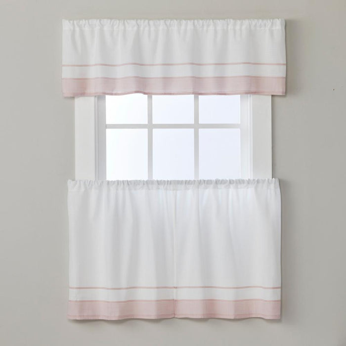 SKL Home By Saturday Knight Ltd Carrick Stripe Valance - 56X13", Pink