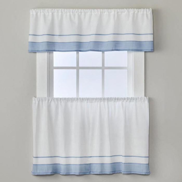SKL Home By Saturday Knight Ltd Carrick Stripe Tier Pair - 2-Pack - Blue