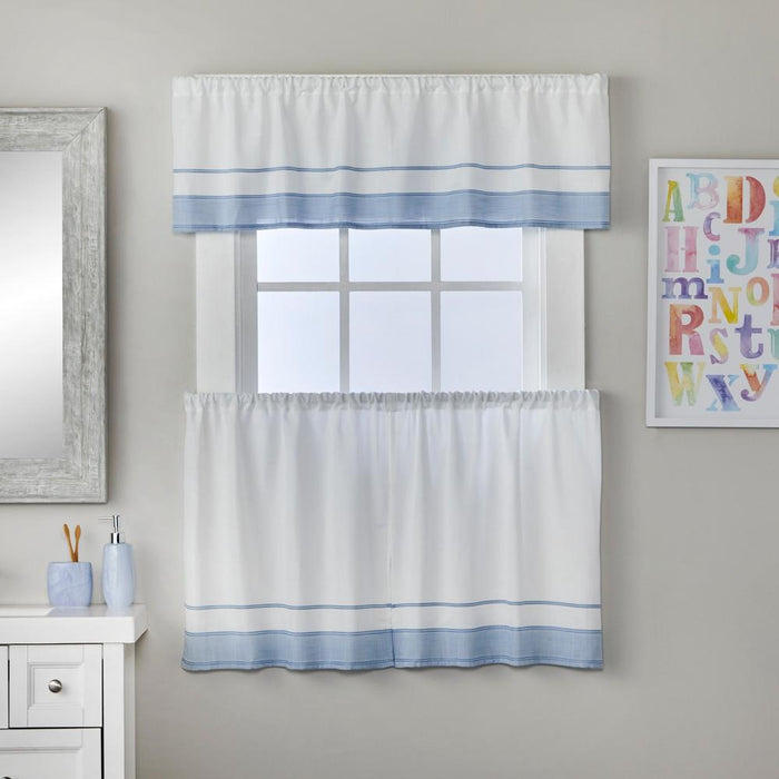 SKL Home By Saturday Knight Ltd Carrick Stripe Tier Pair - 2-Pack - Blue