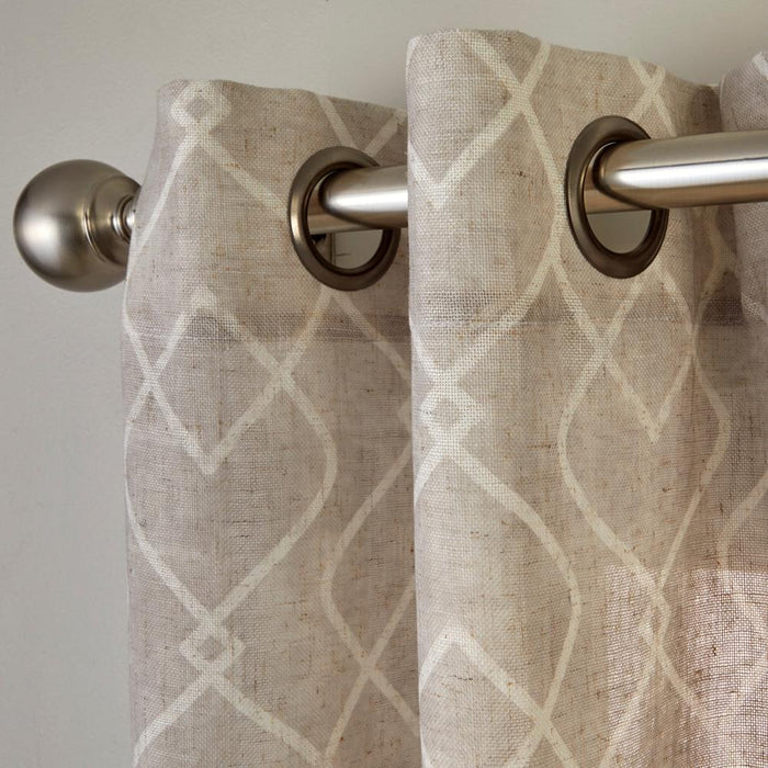 SKL Home By Saturday Knight Ltd Chainlink Window Curtain Panel - Linen