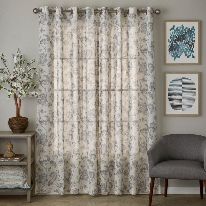 SKL Home By Saturday Knight Ltd Jackie Window Curtain Panel - Gray