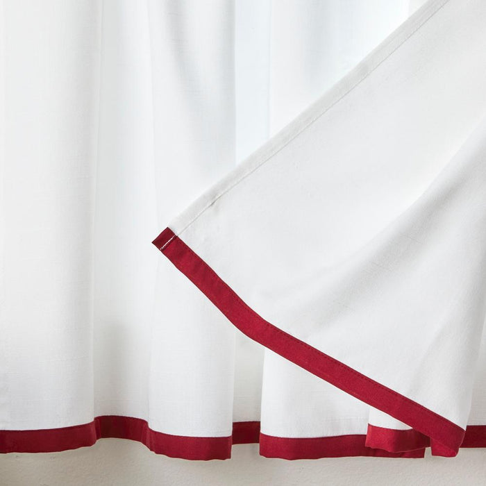 SKL Home By Saturday Knight Ltd Marrisa Curtain Tier Pair - 2-Pack - 56X24", Berry