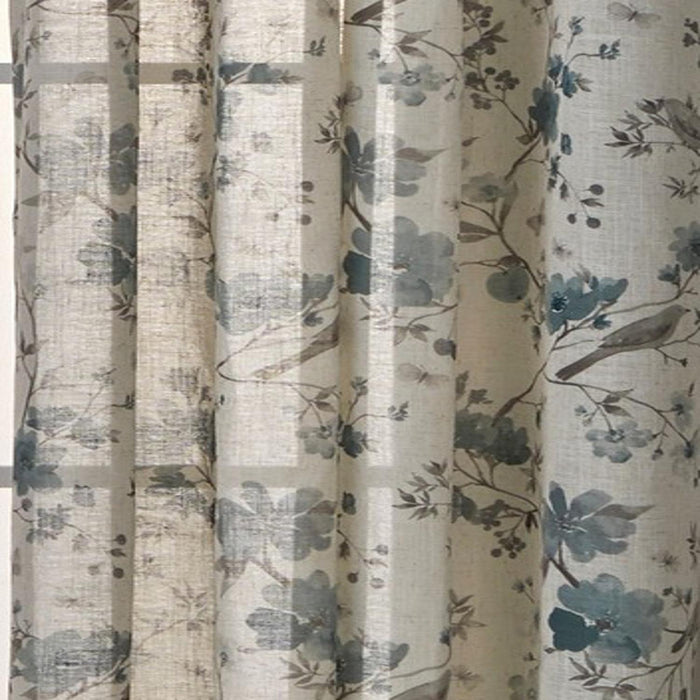 SKL Home By Saturday Knight Ltd Shelby Floral Window Curtain Panel - Teal