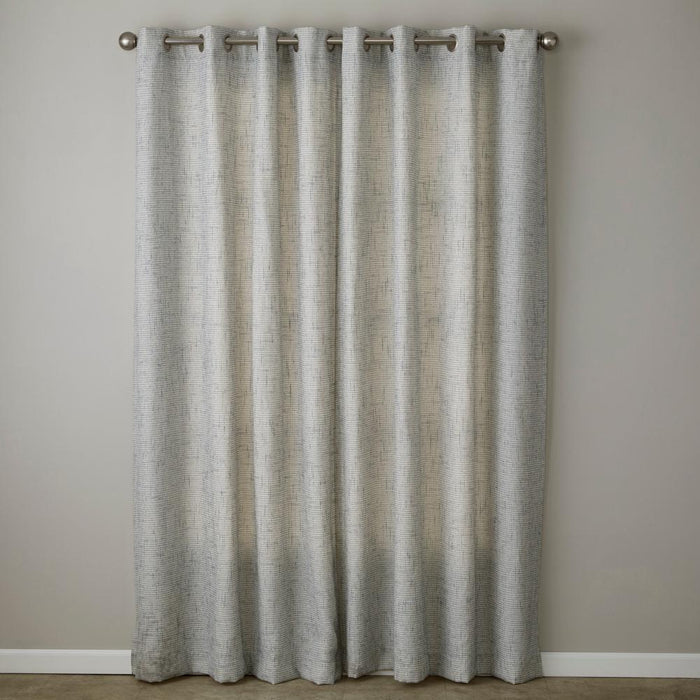SKL Home By Saturday Knight Ltd Textured Crosshatch Window Curtain Panel - Blue