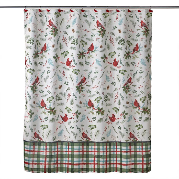 SKL Home By Saturday Knight Ltd Berry Cardinal Shower Curtain And Hook Set - 72X70", Multi