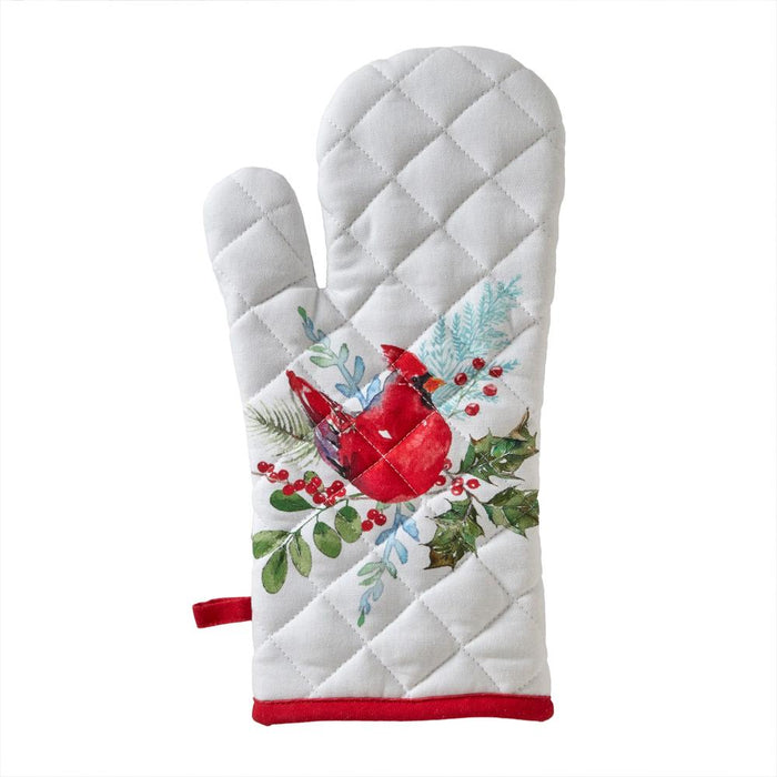 SKL Home By Saturday Knight Ltd Berry Cardinal Oven Mitt And Pot Holder Set - 8X8", Multi