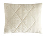 NY&C Home Leighton 5 Piece Comforter Set Diamond Stitched Design Crinkle Textured Pattern Bedding - Decorative Pillows Shams Included, Queen, Beige - Queen