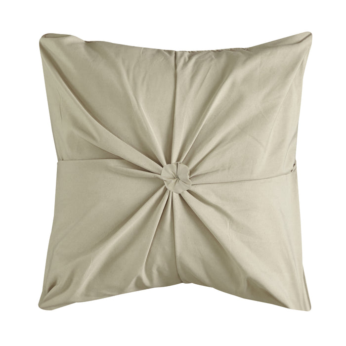 Chic Home Fay Comforter Set Ruched Color Block Design Bed In A Bag Brown, Twin - Twin