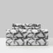 Chic Home Amira Sheet Set Watercolor Overlapping Rings Pattern Print Design - Includes 1 Flat, 1 Fitted Sheet, and 2 Pillowcases - 4 Piece - King 108x102", Grey - Grey