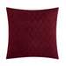 Chic Home Arlow Comforter Set Jacquard Geometric Quilted Pattern Design Bedding Berry, King - King