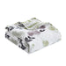 Chic Home Parson Green 5 Piece Quilt Set Reversible Watercolor Floral Print Striped Pattern Design Bed in a Bag Bedding Twin Multi-color - Twin