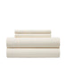 Chic Home Savannah Sheet Set Solid Color With Dual Stripe Embroidery - Includes 1 Flat, 1 Fitted Sheet, and 2 Pillowcases - 4 Piece - King 108x102", Beige - Beige