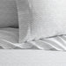 Chic Home Alaina Sheet Set Super Soft Contemporary Striped Chevron Pattern Design - Includes 1 Flat, 1 Fitted Sheet, and 2 Pillowcases - 4 Piece - Queen 90x102", Grey - Grey