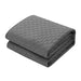 Chic Home Hortense Comforter And Quilt Set Hotel Collection Design Fish Scale Pattern Bed In A Bag Grey, King - King