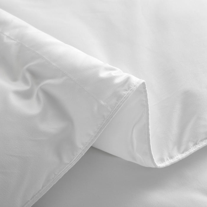 NY&C Home Halsey Comforter Box Stitched Design Lightweight Down Alternative Filling, Queen, White - Queen