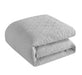 NY&C Home Davina 5 Piece Comforter Set Geometric Hexagonal Pattern Design Bedding - Decorative Pillows Shams Included, Queen, Grey - Queen