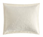 NY&C Home Austin 7 Piece Cotton Blend Quilt Set Stone Washed Textured Floral Pattern Bed In A Bag Bedding - Sheets Pillowcases Pillow Shams Included, Queen, Beige - Queen